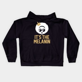 It's the Melanin: African American T-shirt Kids Hoodie